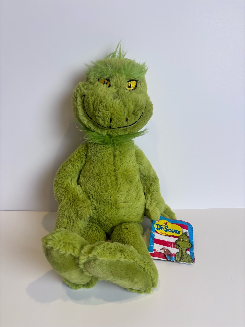 NWT Aurora Dr. Seuss The Grinch 16" Christmas Plush Collectible